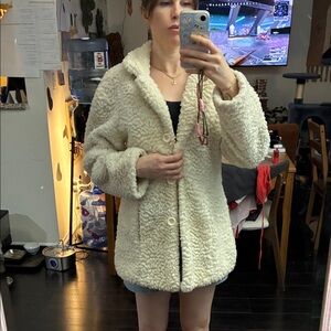 Sans Souci Cream Teddy Jacket